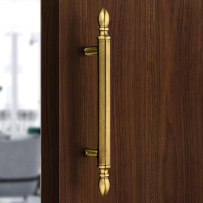 Plantex Altros 14 Inch Main Door Handle/Door & Home Decor/Door Pull Push Handle (106,BA) Stainless Steel Door Handle(Gold Pack of 1)