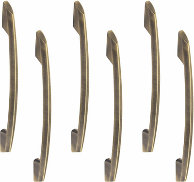 ATOM CH-ZN-545 6 inches Antique Wardrobe Push Bar Zinc Cabinet/Drawer Handle(Multicolor Pack of 6)