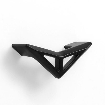 Plantex Drawer Knob/Knobs for Drawer/Triangle Knobs/Drawer Handle/Pull-Push Knobs Zinc Cabinet/Drawer Handle(Black Pack of 1)