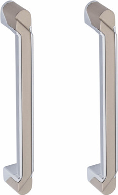 ATOM CH-ZN-241-CPSS-08, Pack of 2 Zinc Cabinet/Drawer Handle(Silver Pack of 2)