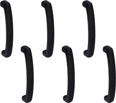 ATOM CH-ZN-536-BLK-04, Pack of 6 Zinc Cabinet/Drawer Handle(Black Pack of 6)