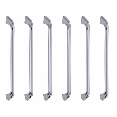 ATOM CH-ZN-228-CP-10, Pack of 6 Zinc Cabinet/Drawer Handle(Silver Pack of 6)