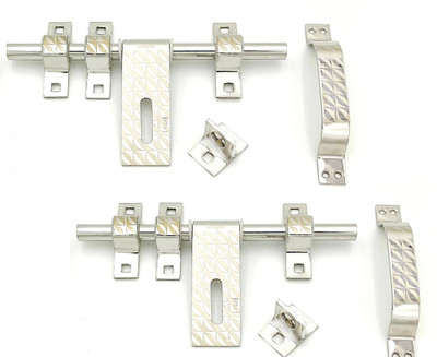 legal 2 aldrop 2 handle L-310 16X3MM Stainless Steel Door Handle(Silver Pack of 1)
