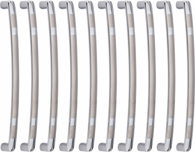 ATOM CH-ZN-536-CP-12, Pack of 10 Zinc Cabinet/Drawer Handle(Silver Pack of 10)
