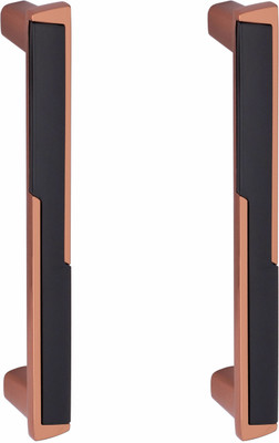 ATOM CH-ZN-243-BLK-08, Pack of 2 Zinc Cabinet/Drawer Handle(Brown Pack of 2)