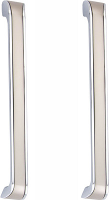 ATOM CH-ZN-252-CPSS-08, Pack of 2 Zinc Cabinet/Drawer Handle(Silver Pack of 2)