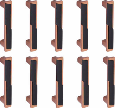 ATOM 4.7 inches CH-243 Pull Handles | Copper Black Finish, Zinc Cabinet/Drawer Handle(Brown Pack of 10)