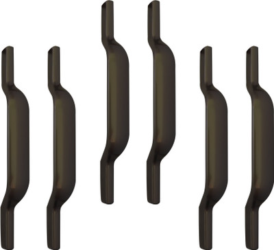 ATOM 8.7 inches Zinc Handle |Satin Black Finish | CH-WE207 Zinc Cabinet/Drawer Handle(Black Pack of 6)