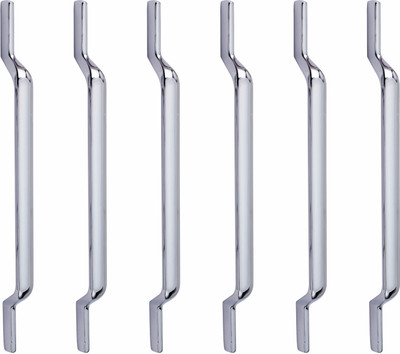 ATOM CH-ZN-207-CP-08, Pack of 6 Zinc Cabinet/Drawer Handle(Silver Pack of 6)