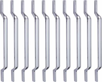 ATOM CH-ZN-207-CP-08, Pack of 10 Zinc Cabinet/Drawer Handle(Silver Pack of 1)