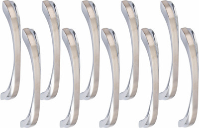 ATOM CH-ZN-550-CPSS-08, Pack of 10 Zinc Cabinet/Drawer Handle(Silver Pack of 10)
