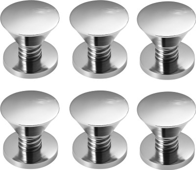 Krishna Priya Knobs for Drawer & Cabinets knobs Set Zinc Cabinet/Drawer Handle(Steel Pack of 6)