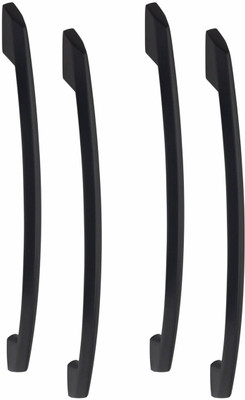 ATOM CH-ZN-545-12 inches Black Matt Finish Zinc Cabinet/Drawer Handle(Black Pack of 4)