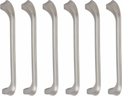 ATOM CH-ZN-227-SS-08, Pack of 6 Zinc Cabinet/Drawer Handle(Silver Pack of 6)