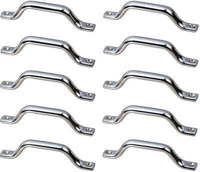 Pranavi Cabinet/Drawer/Wardrobe Handle 4 inch size ,Screw: 20 pcs Stainless Steel Cabinet/Drawer Handle(Silver Pack of 10)