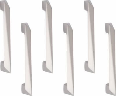 ATOM CH-ZN-223-SS-04, Pack of 6 Zinc Cabinet/Drawer Handle(Silver Pack of 6)