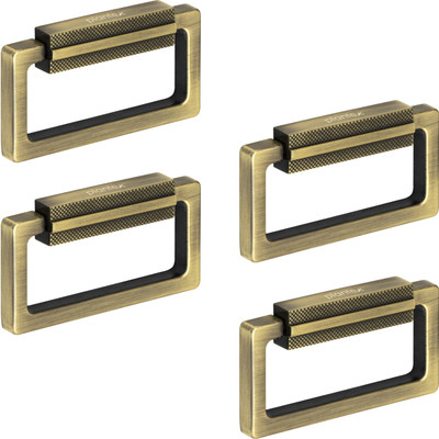 Plantex 3.5 Inch Drawer Handle/Rajwadi Drawer Kadi/Pull-Push Kadi for Cabinet Zinc Cabinet/Drawer Handle(Copper Pack of 4)