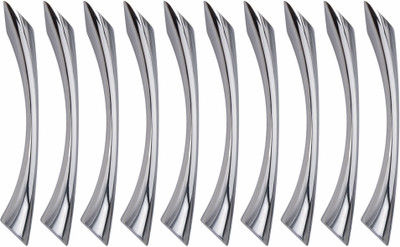 ATOM CH-ZN-212-CP-06, Pack of 10 Zinc Cabinet/Drawer Handle(Steel Pack of 10)