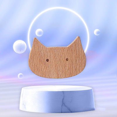 Mantara W-0024-Cat-Walnut Brass Cabinet/Drawer Handle(Brown Pack of 1)