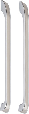 ATOM 10 Inches Zinc Handle | CP Stain Finish| CH-252 Zinc Cabinet/Drawer Handle(Silver Pack of 2)