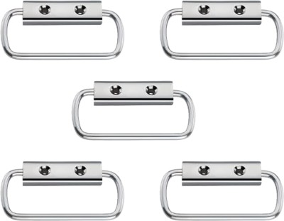 Rawk 01-Chest Stainless Steel 3-Inch Drawer Kadi Pull Handle,Cabinet Drawer Handles Stainless Steel Cabinet/Drawer Handle(Silver Pack of 5)