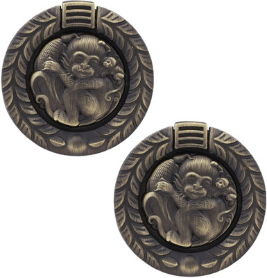 ATOM KB-ZK-717 Antique Cupboard knob Zinc Cabinet/Drawer Handle(Beige Pack of 2)