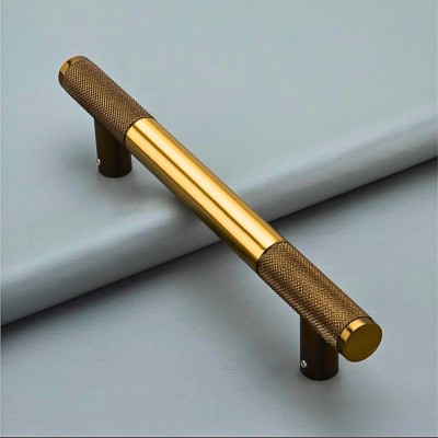 Devos Main Door Handle/Door & Home Decore Handle/Pull-Push Handle Pack of 1 Brass Door Handle(Gold Pack of 1)