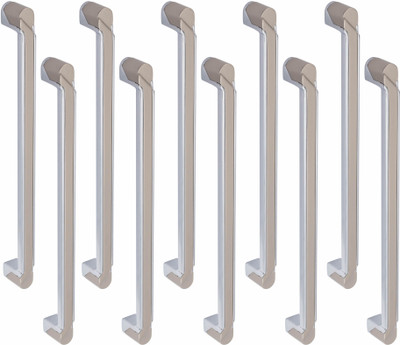 ATOM CH-ZN-241-CPSS-12, Pack of 10 Zinc Cabinet/Drawer Handle(Silver Pack of 10)