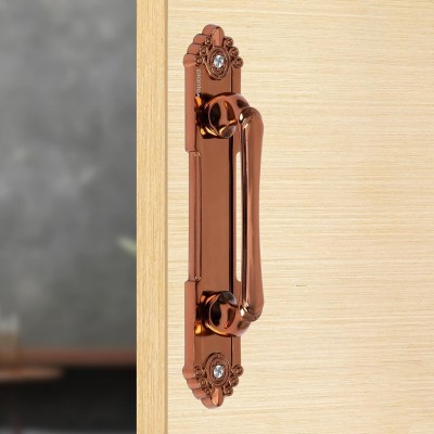 Impulse by Plantex Cabinet Door Handle/8 Inch Wardrobe Door Handle/Door Pull-Push Handle Rose Gold Zinc Door Handle(Gold Pack of 1)