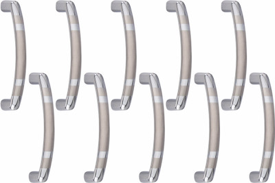 ATOM CH-ZN-536-CP-04, Pack of 10 Zinc Cabinet/Drawer Handle(Silver Pack of 10)