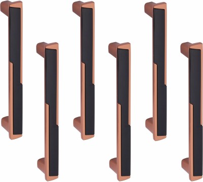 ATOM CH-ZN-243-BLK-08, Pack of 6 Zinc Cabinet/Drawer Handle(Brown Pack of 6)