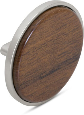 Plantex Wardrobe Handle/Drawer Knobs/Knob for Cabinets/Pull-Push Handle for Drawer Wood, Zinc Cabinet/Drawer Handle(Grey, Brown Pack of 1)