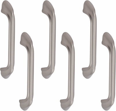 ATOM CH-ZN-228-SS-04, Pack of 6 Zinc Cabinet/Drawer Handle(Silver Pack of 1)