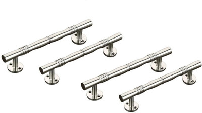 AAS COPULA Premium Pull Handle SS Trishul 8 Inches Main Door Handles for Home/Office Stainless Steel Door Handle(Silver Pack of 4)