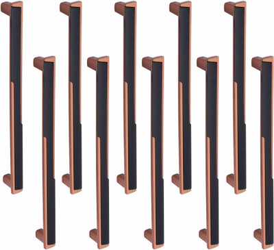 ATOM CH-ZN-243-BLK-12, Pack of 10 Zinc Cabinet/Drawer Handle(Brown Pack of 10)