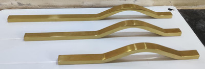 Like STAINLESS STEEL Stainless Steel Cabinet/Drawer Handle(Gold Pack of 2)