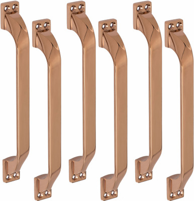 ATOM CH-ZN-TWIST-RG-08, Pack of 06 Zinc Cabinet/Drawer Handle(Gold Pack of 6)