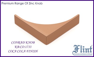 Flint KB : CO : 1733 Zinc Cabinet/Drawer Handle(Copper Pack of 2)