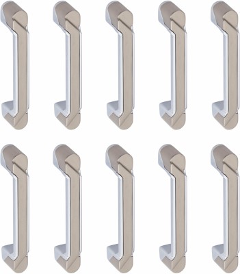 ATOM CH-ZN-241-CPSS-04, Pack of 10 Zinc Cabinet/Drawer Handle(Silver Pack of 10)