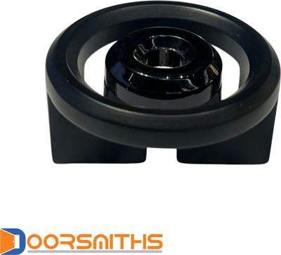 doorsmiths Koller knob black Cabinet/Drawer Handle Zinc Cabinet/Drawer Handle(Black Pack of 1)