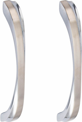 ATOM CH-ZN-550-CPSS-06, Pack of 02 Zinc Cabinet/Drawer Handle(Silver Pack of 2)