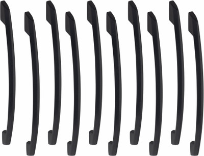 ATOM 12 inches CH-545 Black Matt Finish Zinc Cabinet/Drawer Handle(Black Pack of 6)