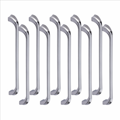 ATOM CH-ZN-227-CP-10, Pack of 10 Zinc Cabinet/Drawer Handle(Silver Pack of 10)
