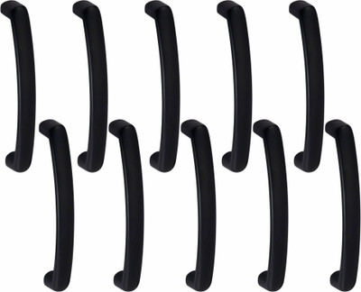 ATOM CH-ZN-536-BLK-06, Pack of 10 Zinc Cabinet/Drawer Handle(Black Pack of 10)