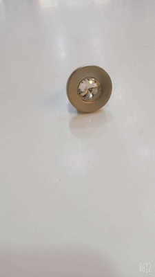 Flint KB : S : 1711 Knob Zinc Cabinet/Drawer Handle(Silver Pack of 2)