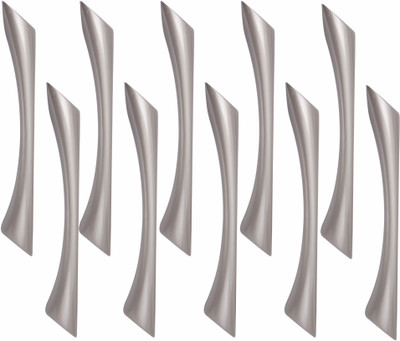 ATOM CH-ZN-212-SS-06, Pack of 10 Zinc Cabinet/Drawer Handle(Silver Pack of 10)