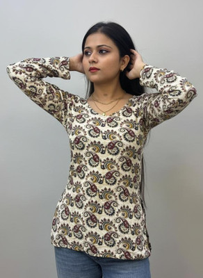 Zuvira Enterprises Women Paisley, Printed Straight Kurta(Multicolor)
