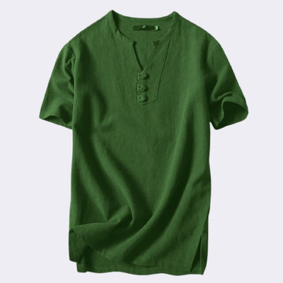 Super Westan Men Solid Straight Kurta(Dark Green)