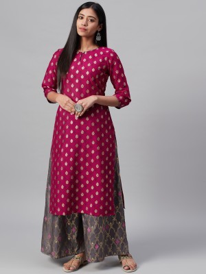 ZIYAA Women Kurta Palazzo Set