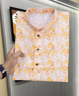 MOXTE Men Printed Straight Kurta(Multicolor)